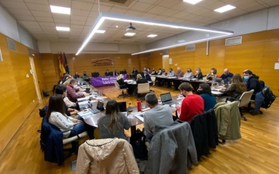 Imatge del ple de pressupostos del Consell Comarcal | Cedida